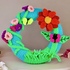 Door Wreath Flower Meadow - Crochet Pattern