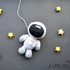 Astronaut amigurumi crochet pattern. DIY handmade toy.