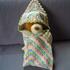 Crochet pattern - Baby blanket "Izzi" hooded in shellfish samples