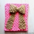 Bow Baby Blanket 