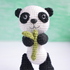 Panda amigurumi crochet pattern. DIY handmade toy.