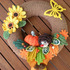 Crochet autumn Wreath pattern - crochet wreath - door wreath - 