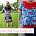 Schnittmuster Kleid & Shirt "Mini-Mathilda" 92-164