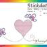 Stickdatei "Herz mit Schmetterlinge" Pes Format (Deco, Brother, Babylock) 