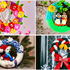 4 Door Wreaths Economy Set - Crochet Pattern