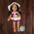 Crochet Pattern Doll bathing suit 18"