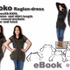 US-Yoko PDF E-Book sewing instruction with patterns for jersey raglan dress in 7 sizes xs-xxxl - made with Love from firstloungeberlin