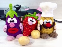 Crochet Corn with Mini Sombrero - Plush Toy - Beginner Crochet Pattern