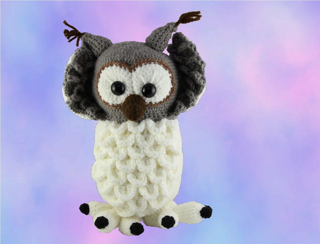 Fluffy Snowy Owl Hedwig crochet pattern Photos and pictures