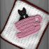 Kitty in Tea Cup Potholder 