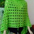 Sommer Poncho " Green Eye " Einheitsgröße