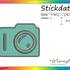 Stickdatei "Foto" Pes Format (Deco, Brother, Babylock) 