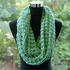 Crochet Pattern, Beautiful Summer Loop / Loop Scarf in mint, 176 x 30 cm (approx. 69,5 x 12 inch)