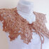 Beginner Pattern Crochet collar lace scarf for women, Permission to sell finished items, US And UK Standard,  Instant Download