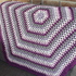 crochet pattern baby blanket hexagonal granny