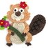 Beaver Crochet Applique Pattern