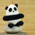 Panda XIAO-XIAO Restefresserchen #01, Strickanleitung, Wollreste