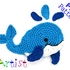 Whale Crochet Applique Pattern