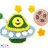 Spaceship crochet Applique Pattern