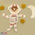 Astronaut crochet Applique Pattern