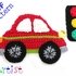 Car crochet Applique Pattern