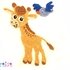 Giraffe Crochet Applique Pattern