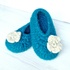 Crochet Felted Slippers "Paula" - kids and teenie sizes