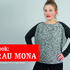 FrauMona - Raglansweater mit Fledermausarm XS-L