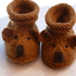 Babyschuhe Bär, gestrickt