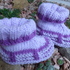 Gestrickte Babyschuhe / Stiefel / Booties