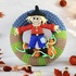 Door Wreath Scarecrow - Crochet Pattern