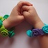 Rose bracelet crochet pattern