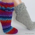 "Easy-Spiralsoks" gehäkelte dicke Kuschelsocken Gr. 34 - 45