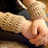 Wrist warmers Jovi crochet pattern