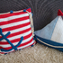 Crochet Pattern Sail Boat Pillow and Anchor Pillow