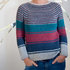 "Josie" - Rundpassen-Pullover mit Streifenmuster