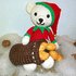 Crochet pattern - Ice bear Manni as Christmas elf