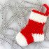 Amigurumi Christmas Socks Ornaments Crochet Pattern