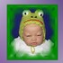 Baby Mütze 50/56 Frosch