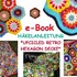 E-Book *Decke - Afghan Upcicled Retro HExAGON* Häkelanleitung, pdf-Datei, Blanket, Häkeldecke, Granny Square, 