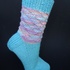 Anleitung für Socken mit Himmelstreppenmuster, Gr. 38/39