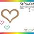 Stickdatei "Herzen" Pes Format (Deco, Brother, Babylock) 