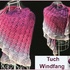 Tuch "Windfang" mit 1 Bobbel stricken