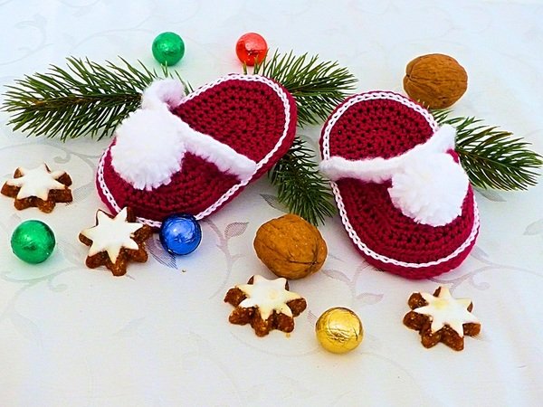 Crochet Santa Santa's Sleigh Amigurumi DIY Crochet Kit Christmas Gift  Pattern Christmas Ornaments 