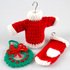 Amigurumi Doll Crochet Pattern Christmas Wreath Sweater