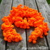 Ruffle scarf with spiral balls crochet pattern 075