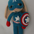 Captain America Bunny Amigurumi PDF Pattern /Captain America Hero Bunny - Beginner