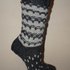 Strickanleitung für Socken im Fadenmuster für Gr. 38/39