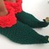 Crochet Christmas Elf Shoes Booties pattern, Child & Adult, 4 sizes