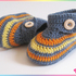 Häkelanleitung: Babyschuhe (9 - 12 Monate) häkeln